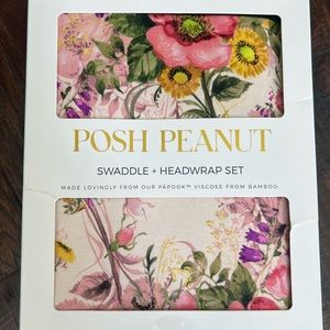 Posh Peanut Floral Swaddle